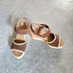 Brown High Wedges